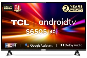 TCL 100 cm (40 inches) Full HD Android Smart LED TV 40S6505
