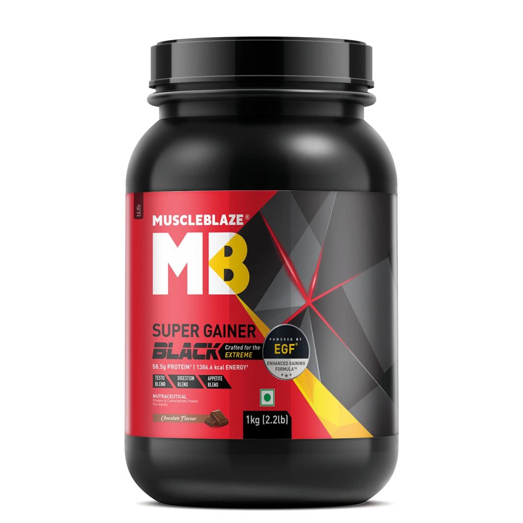 MuscleBlaze Super Gainer Black