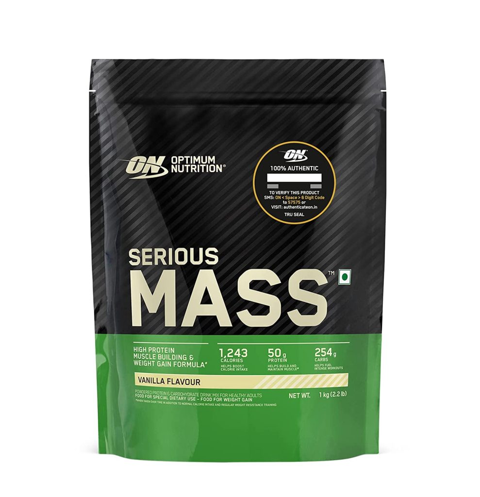 OPTIMUM NUTRITION (ON) Serious Mass Gainer powder (Veg)