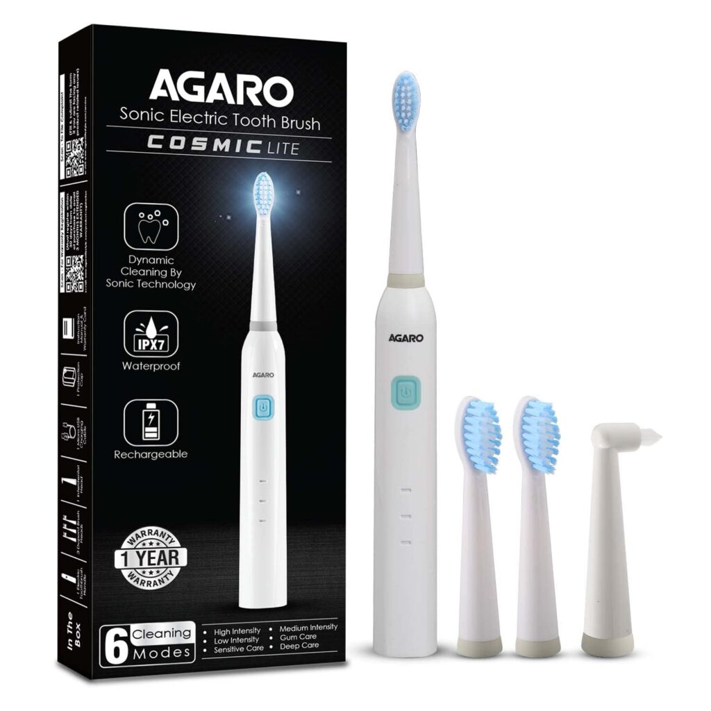 AGARO COSMIC Lite Sonic Electric Toothbrush