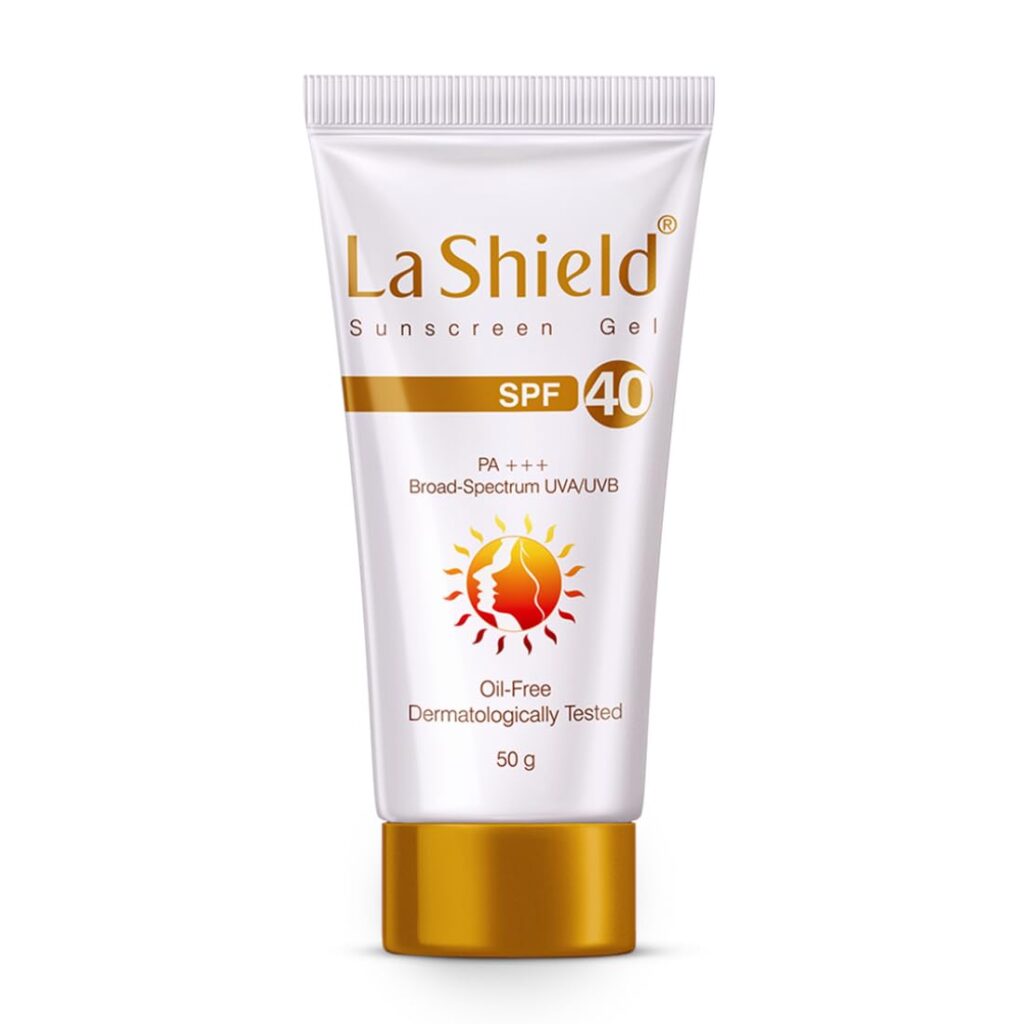 La Shield SPF 40 PA+++ Mineral Sunscreen Gel 