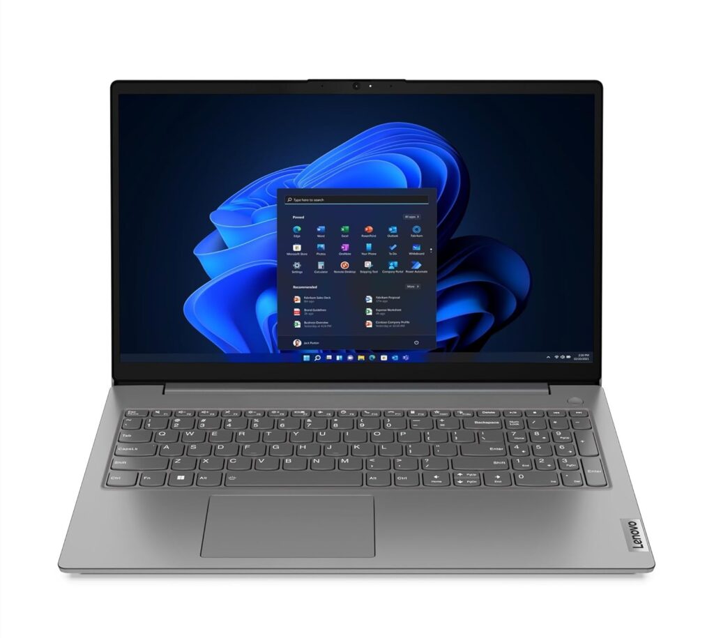 Lenovo V15 12th Gen Intel Core i7-1255U 15.6" FHD Thin and Light Laptop