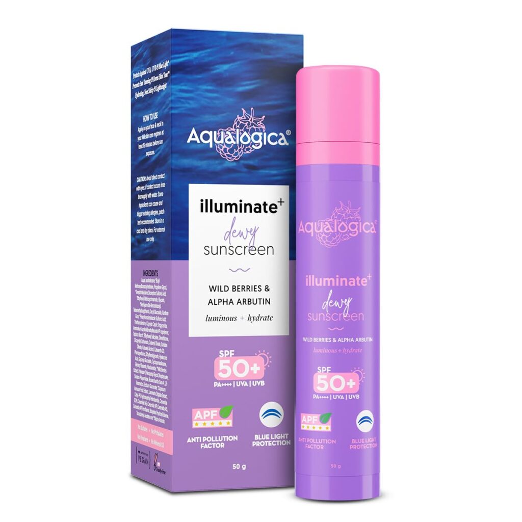 Aqualogica Illuminate+ Dewy Sunscreen SPF 50+ PA++++