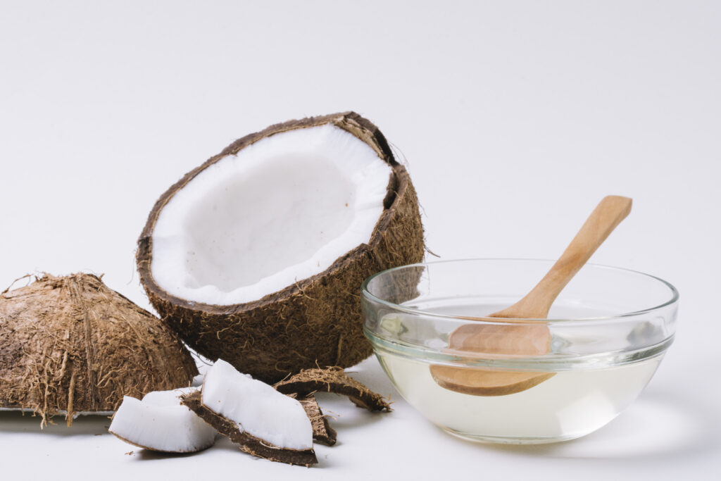 Virgin Coconut oil to remove stubborn holi colour