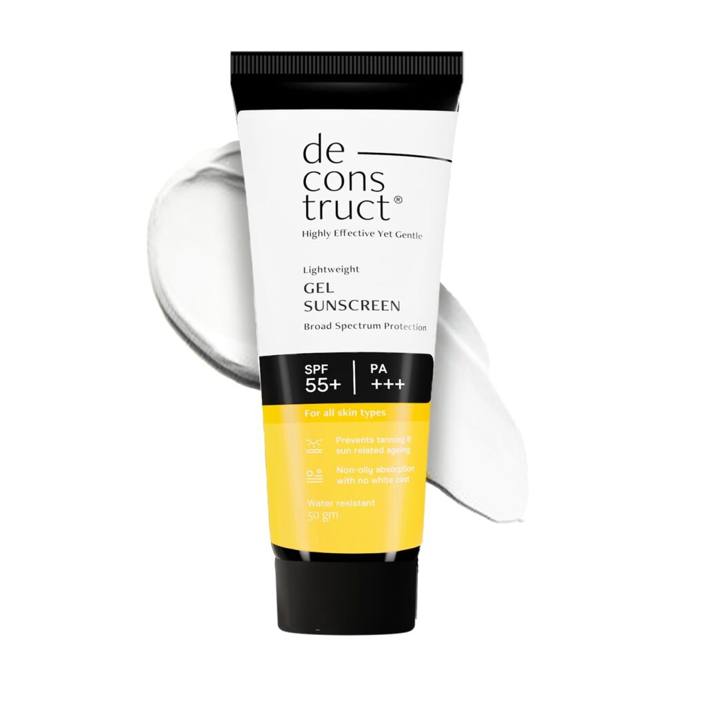 Deconstruct Face Gel Sunscreen SPF 50 + and PA+++ 