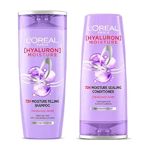L'Oreal Paris Hyaluron Moisture 72H Moisture Filling Shampoo | With Hyaluronic Acid 