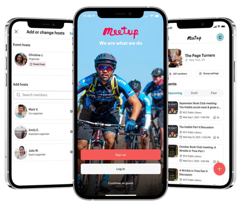 How to make new freinds on Meetup app