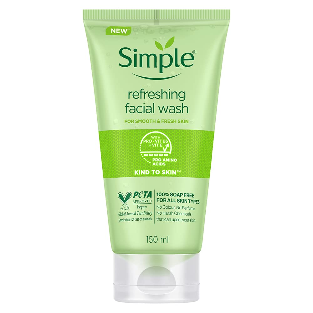 Simple refreshing face wash