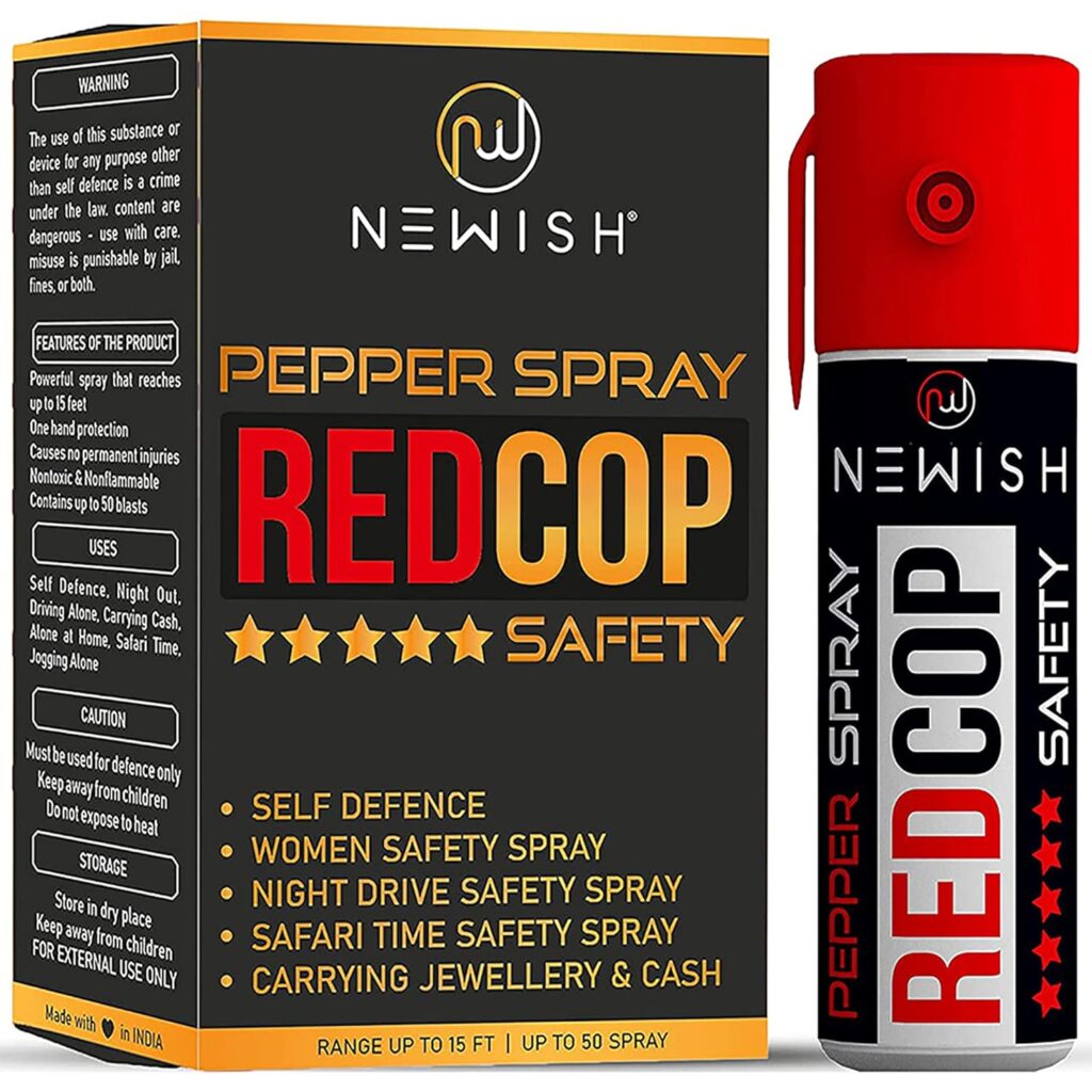 Newish Metal Powerful Pepper Spray Self Defence for Women 