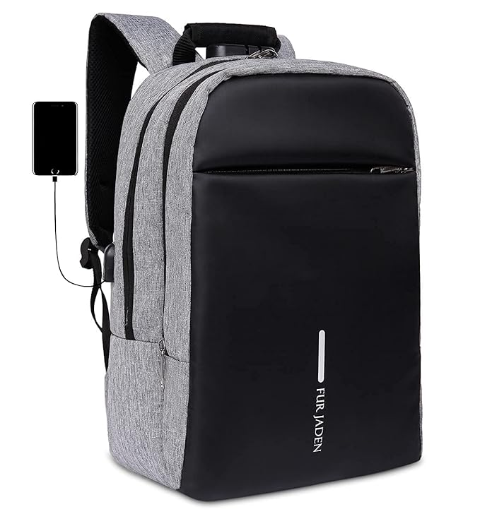 FUR JADEN Anti-Theft Number Lock Backpack Bag 
