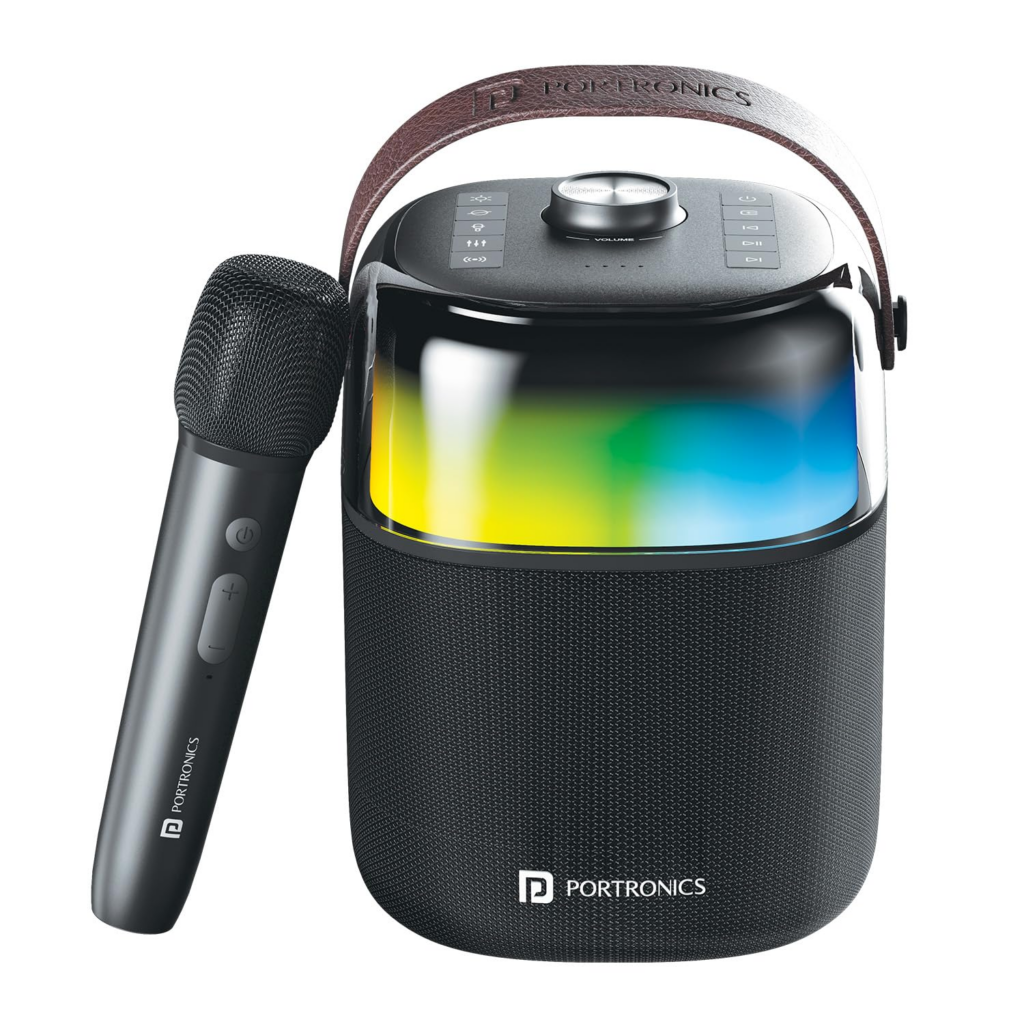 Portronics Wireless  Party Speaker with Karaoke Mic    