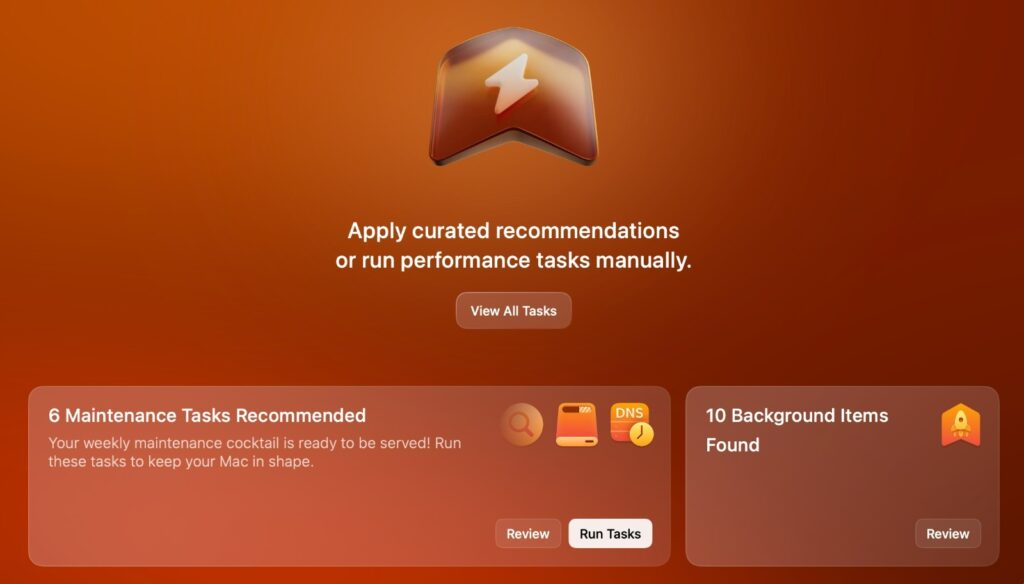 Performance tool to enhance Mac performance