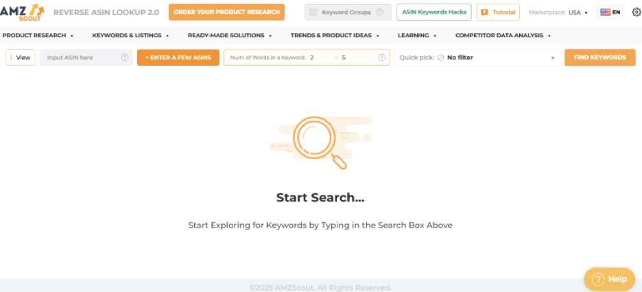 Keywords and Listings