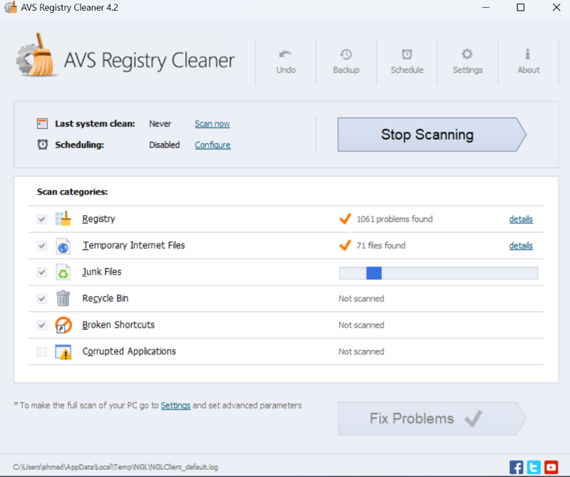 AVS Registry Cleaner
