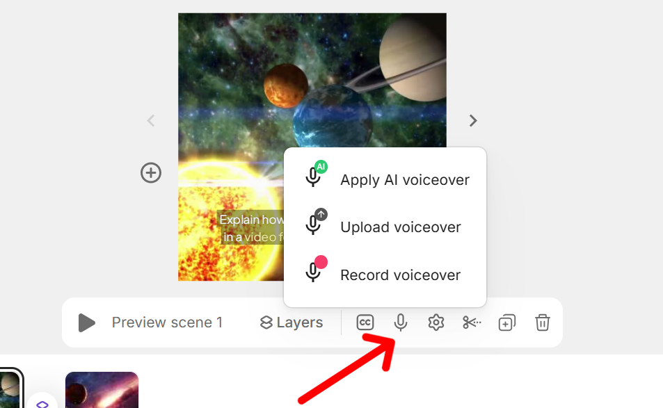 Add Voice-overs in Pictory