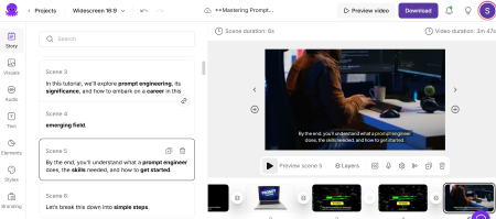 Pictory URL to Video tool