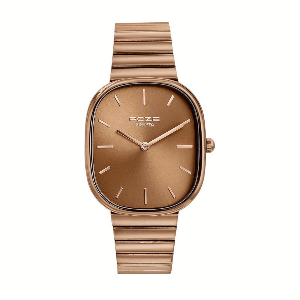 Sonata Quartz Analog Brown Women’s Watch