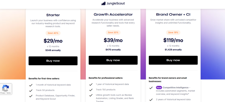 Jungle Scout Pricing