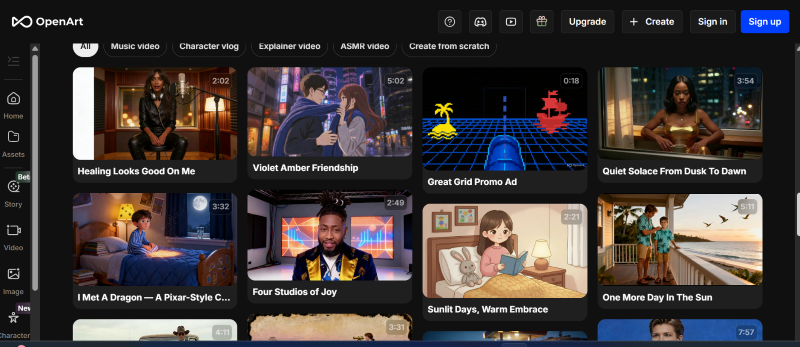 OpenArt AI generated media
