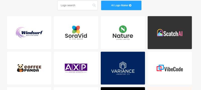 LogoAI logo mockups