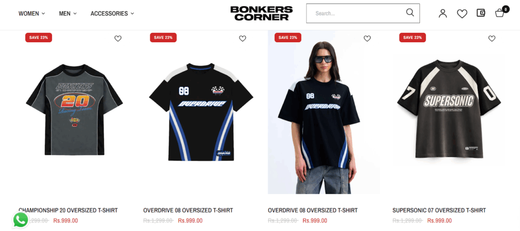 Bonkers Corner Clothing Store