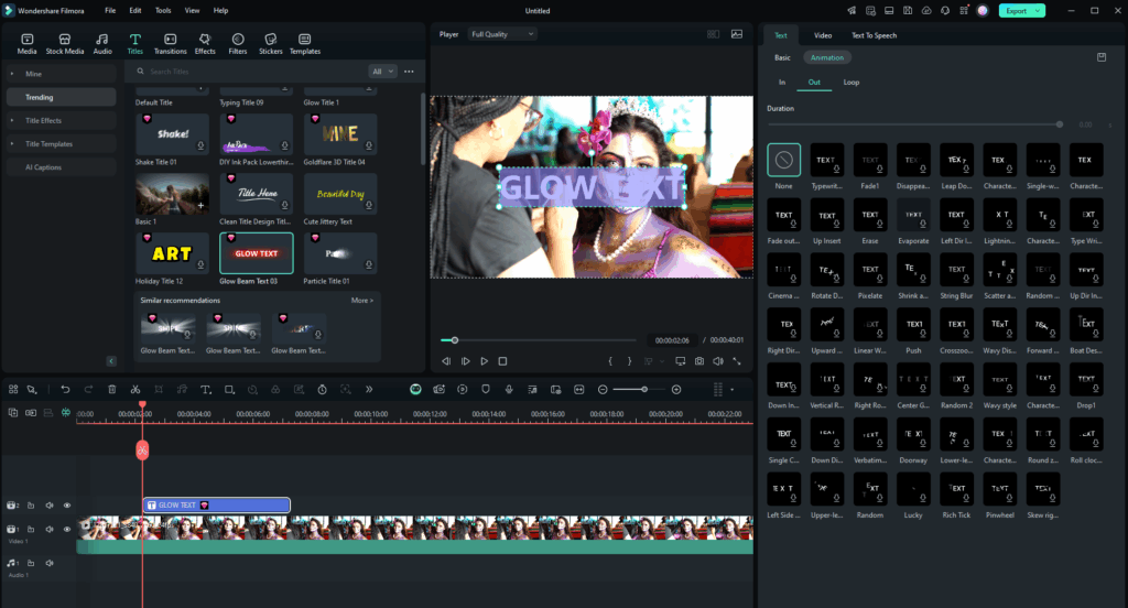 Filmora Video Editing