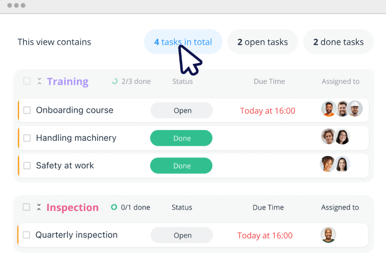 Connecteam Project Management