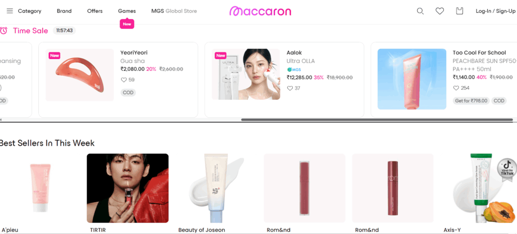 Maccaron Beauty Products