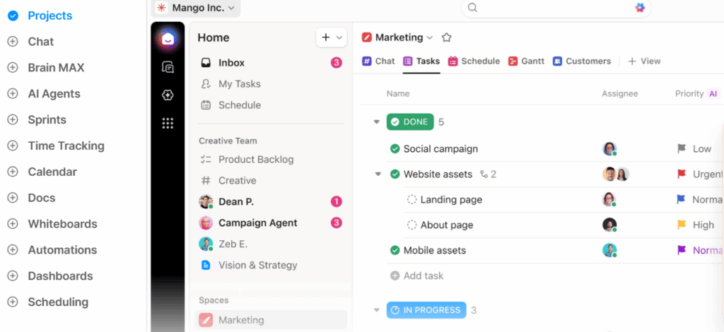 ClickUp AI Project Management