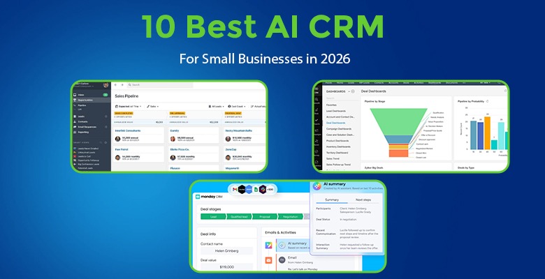 10 Best AI CRM For Small Businesses in 2026 - CouponzGuru India Blog
