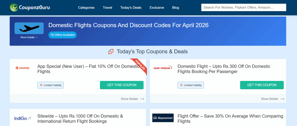 CouponzGuru Discount Platform