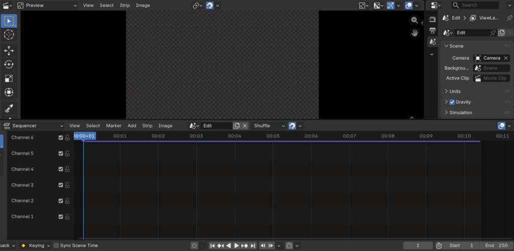 Blender Video Editor 