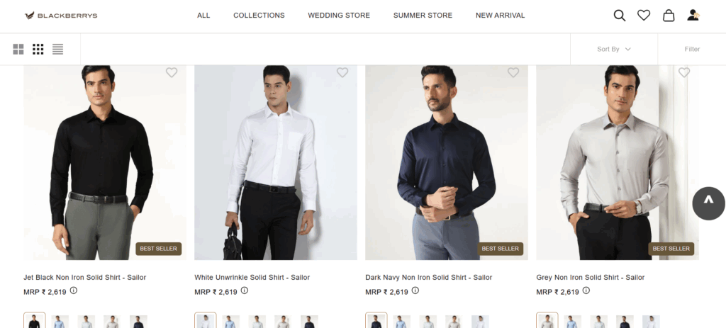 Menswear on Blackberrys