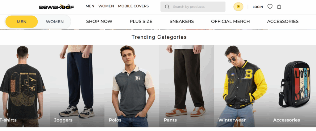 Bewakoof Casual Wear 