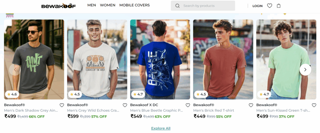 Bewakoof Mad Diwali Sale 