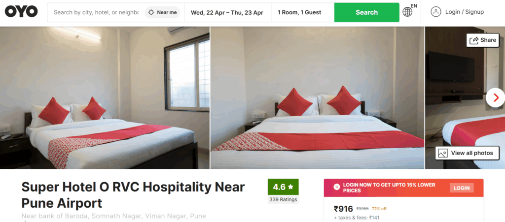 Last-Minute Hotel Deal in Pune