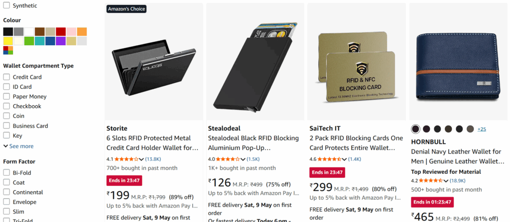 RFID Blocking Wallets 