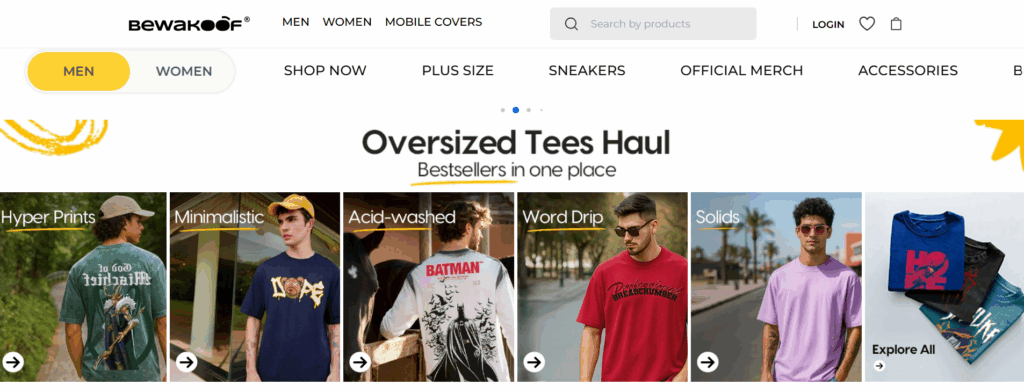 Bewakoof Bestselling Products