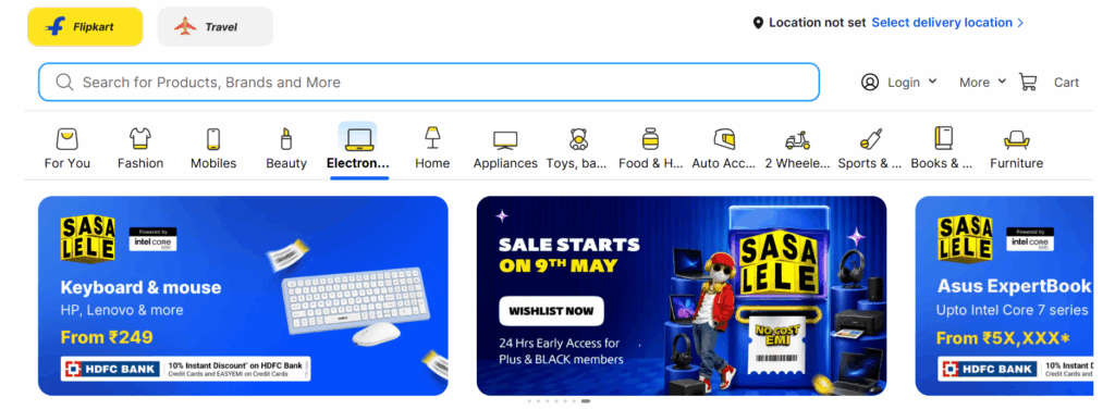 Flipkart SASA LELE Sale