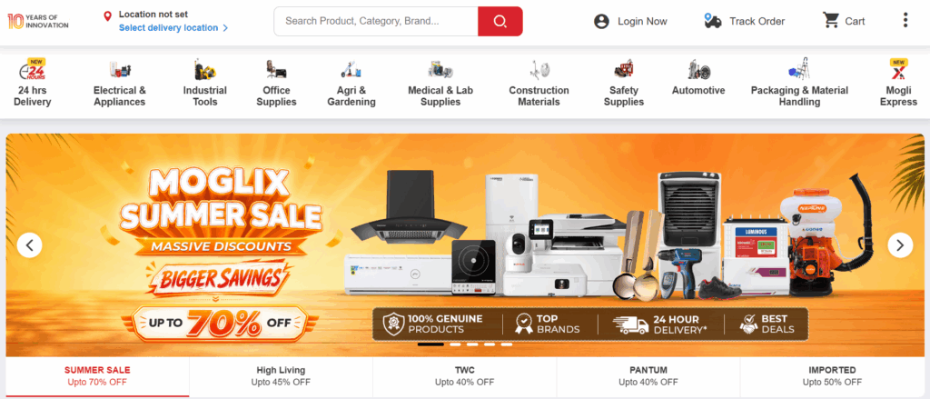 Moglix Summer Sale