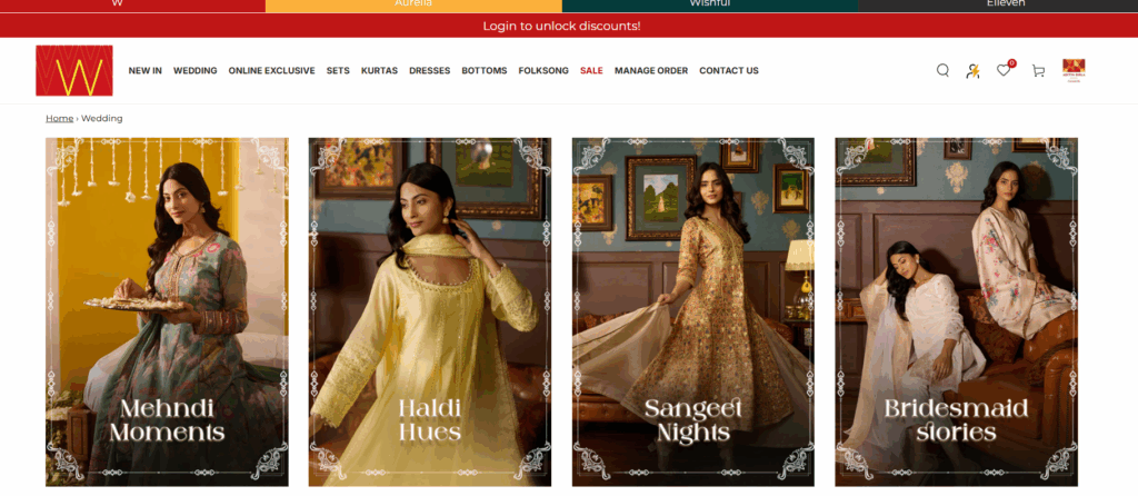 Wedding Collections on W for Woman