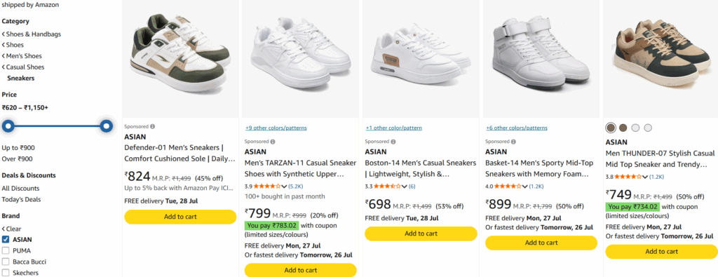 Asian Footwears