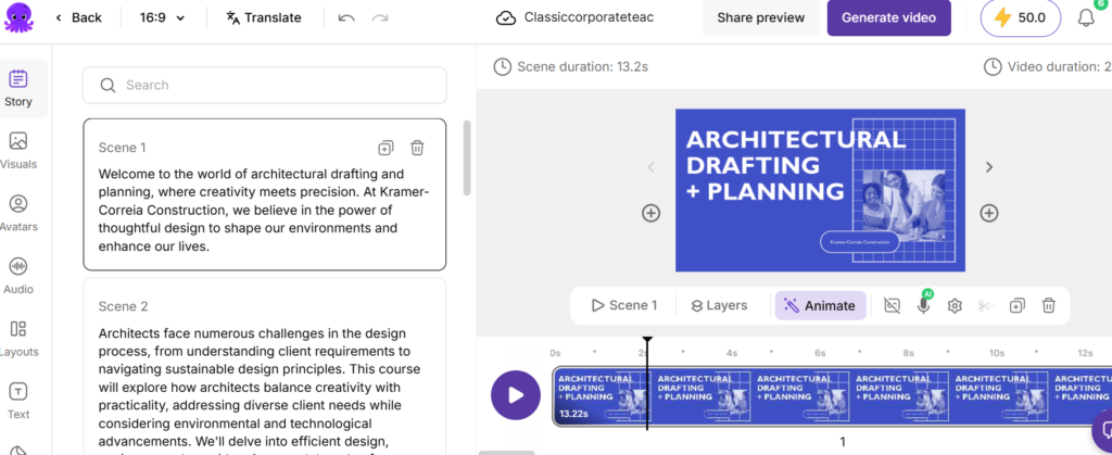 Pictory PPT to Video feature