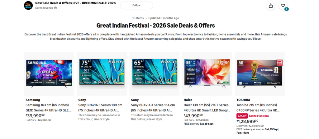 Amazon Great Indian Festival