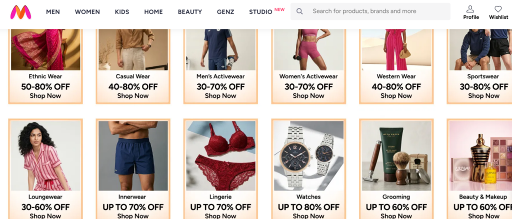 Myntra Big Fashion Festival