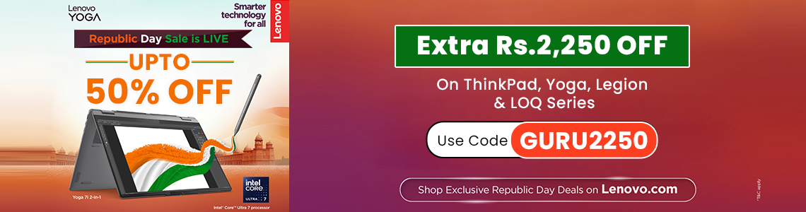 Lenovo Republic Day Sale
