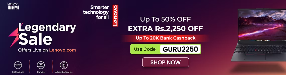 Lenovo Legendary Sale