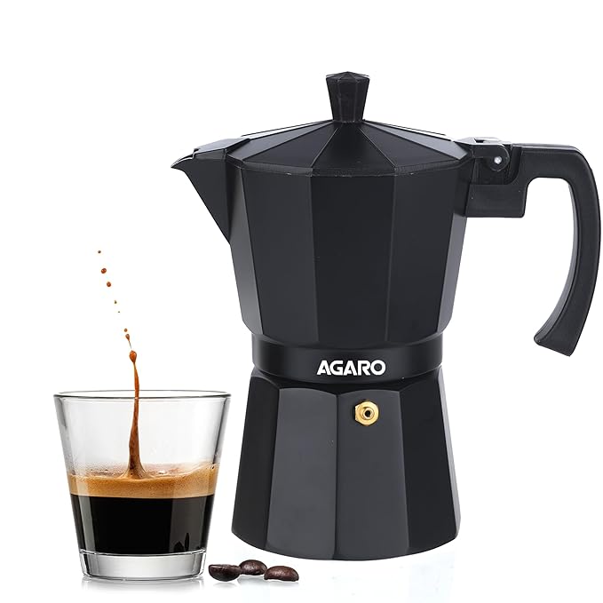 AGARO Classic Moka Pot Espresso Coffee Maker 240 Ml