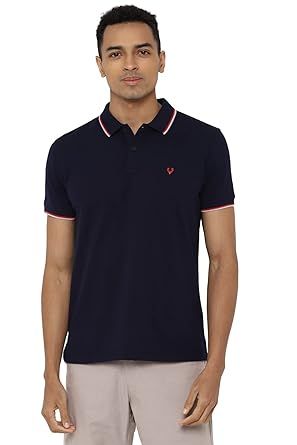 LUX PARKER Men’s Solid Regular Fit T-Shirt