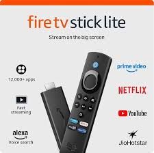 Amazon Fire TV Stick Lite With Alexa Voice Remote Lite